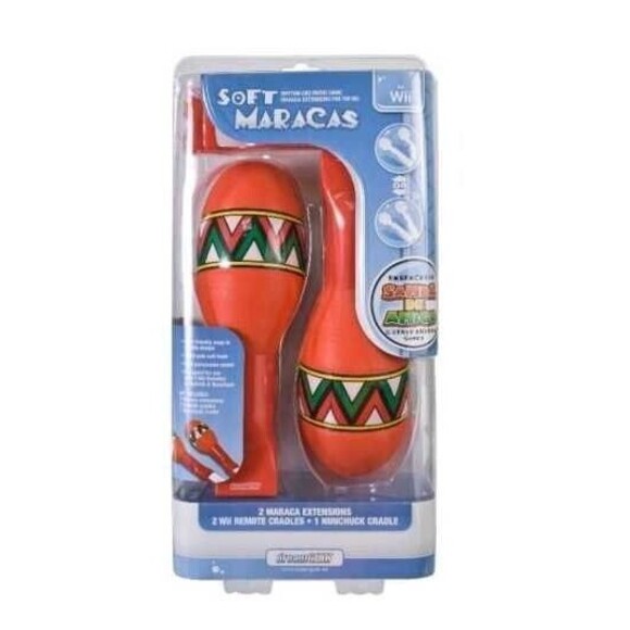 (SET OF 2) NEW BY DREAMGEAR, SOFT MARACAS FOR NINTENDO Wii RED - Picture 12 of 12